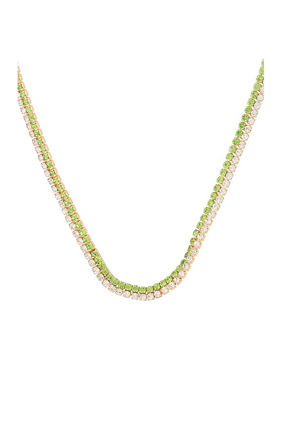 view 2 of 3 Disco Choker in Green & Clear