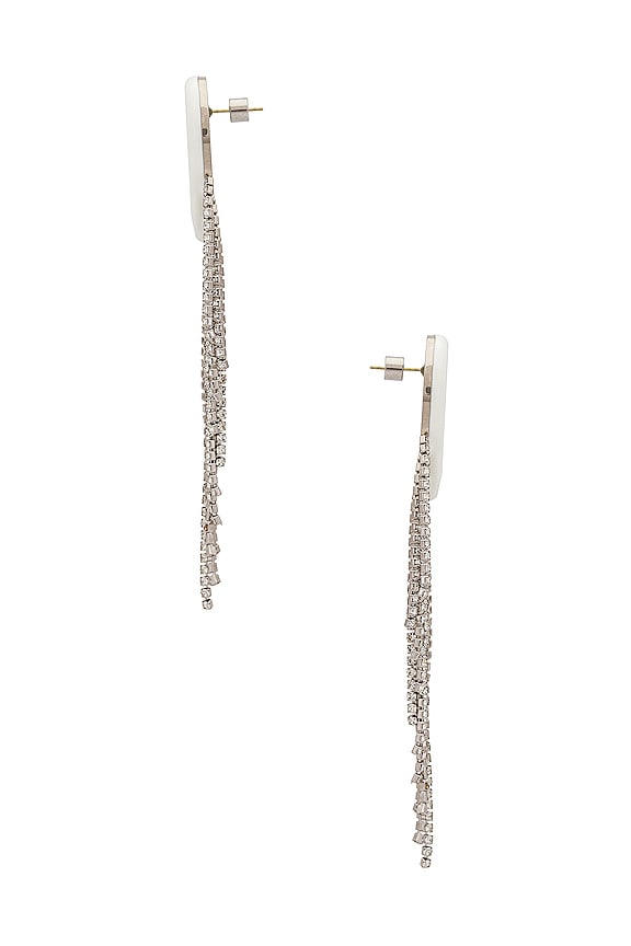 view 2 of 2 Enamel Sparkling Hearts in White Gold