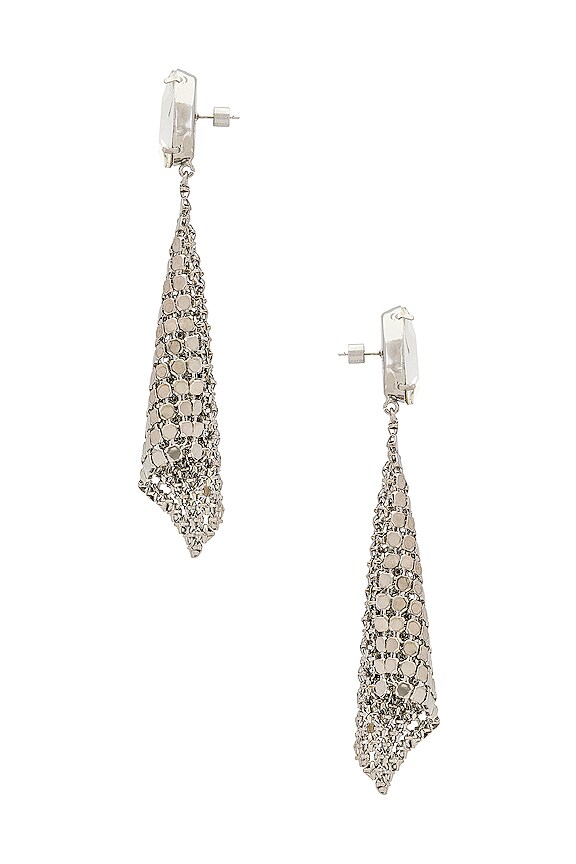 view 2 of 2 DISCO 귀걸이 in Silver & Clear