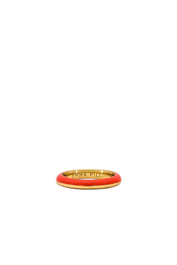 EMMA PILLS Energy Two Tone Ring in Orange Glow REVOLVE