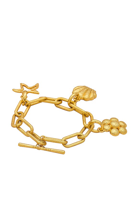 view 2 of 2 Capri Charm Bracelet in Gold