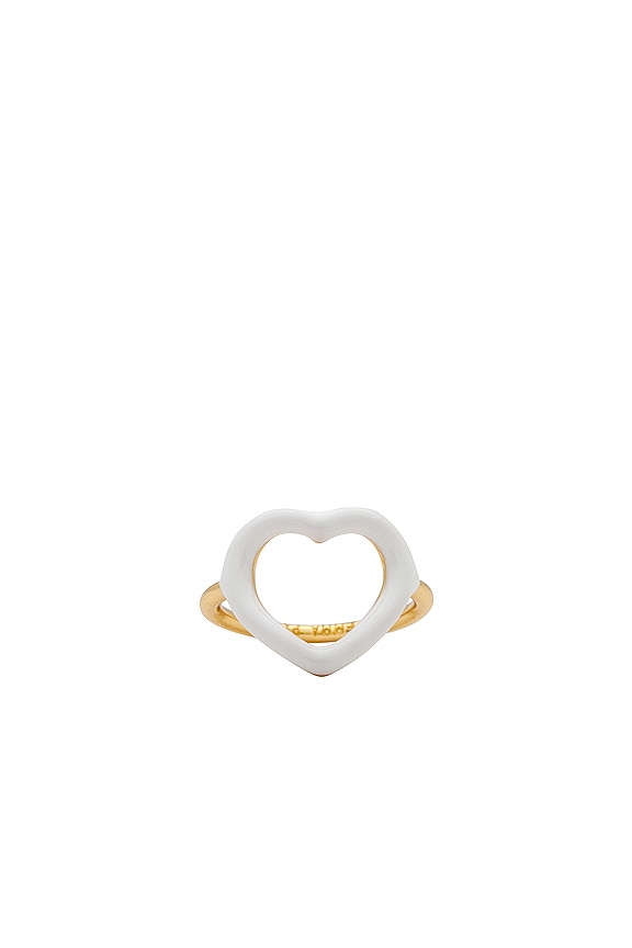 EMMA PILLS I Heart You Ring in White Glo REVOLVE