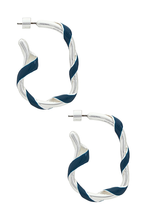 view 2 of 3 AROS DARK DENIM TWIST in Silver & Indigo