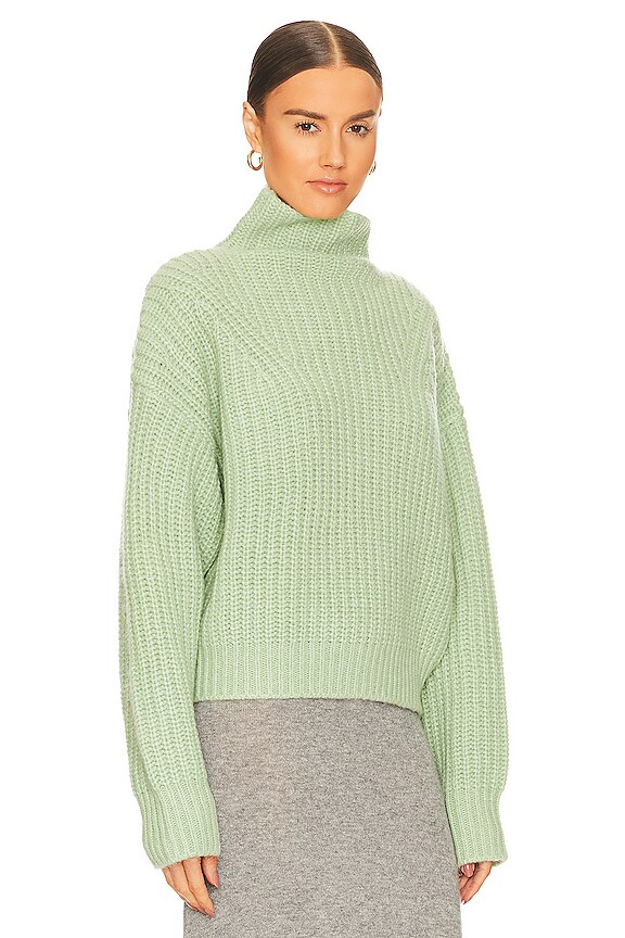view 2 of 4 Natalie Knit Sweater in Smoke Green