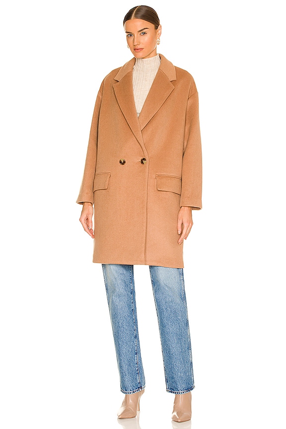 view 2 of 4 Oversized Wool Coat in Camel
