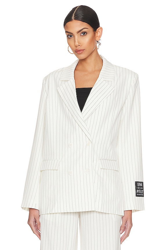 view 2 of 6 JOLIE ブレザー in White Pin Stripe