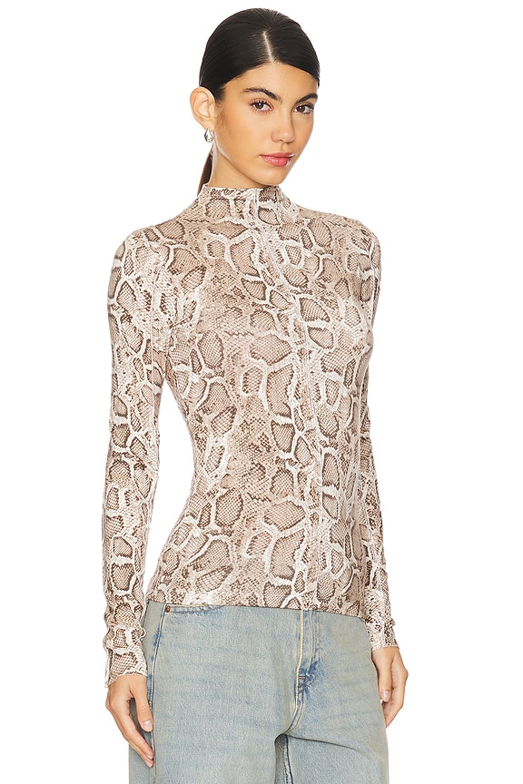 view 2 of 4 Sadie Top in Snakeskin