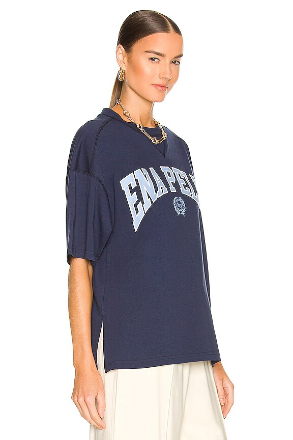view 2 of 4 Collegiate Logo Tee in Navy