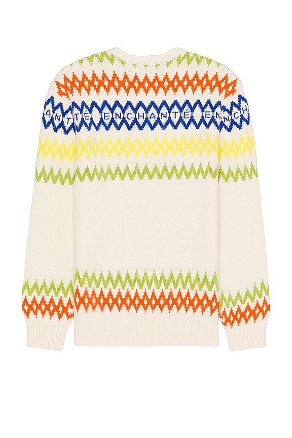 view 2 of 4 Fair Isle Stripe Sweater in Creme