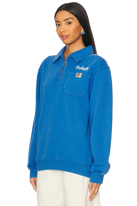 view 2 of 4 Pocket 1/4 Zip in Blue
