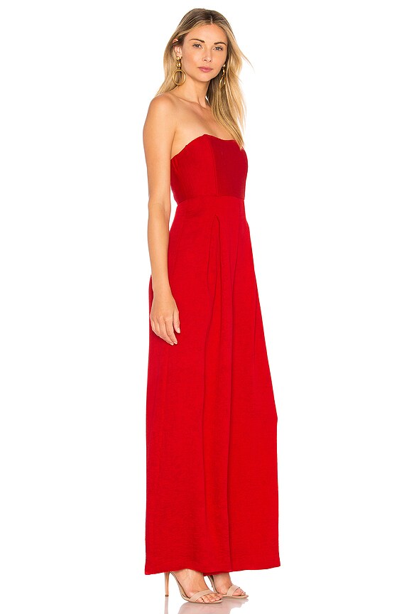 view 2 of 3 X REVOLVE Strapless Jumpsuit in Red