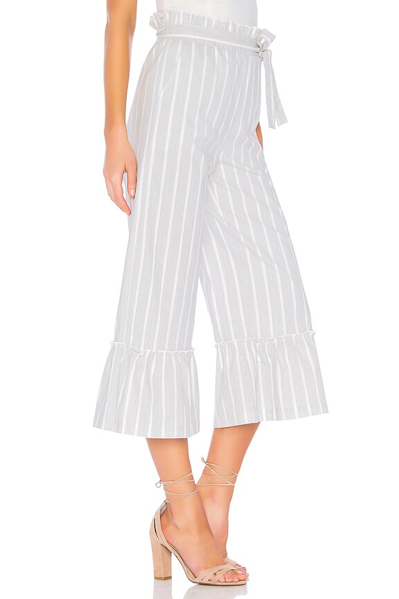 view 2 of 4 Ruffle Pants in Heather Grey