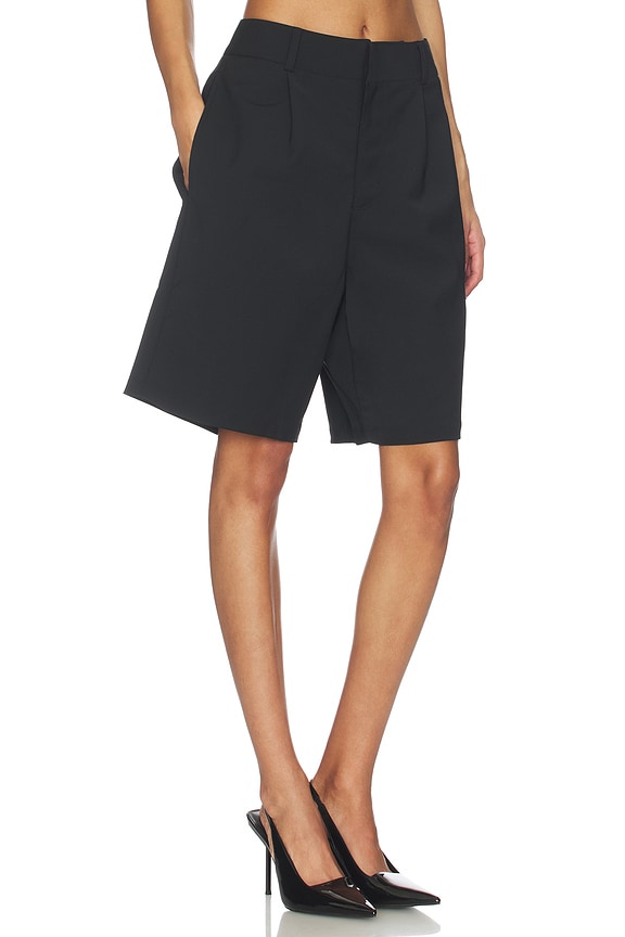 view 2 of 6 Tailored Short in Black