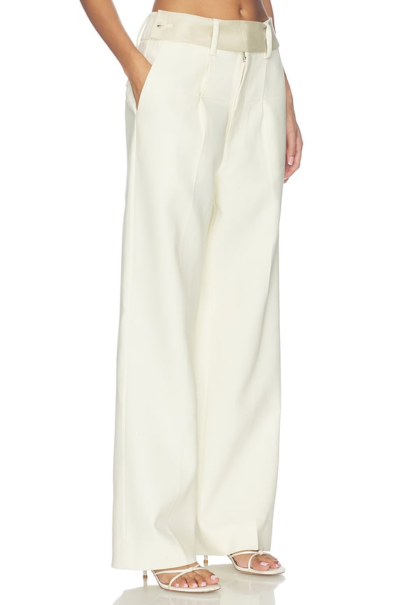 view 2 of 6 Avenue Trouser in Cream
