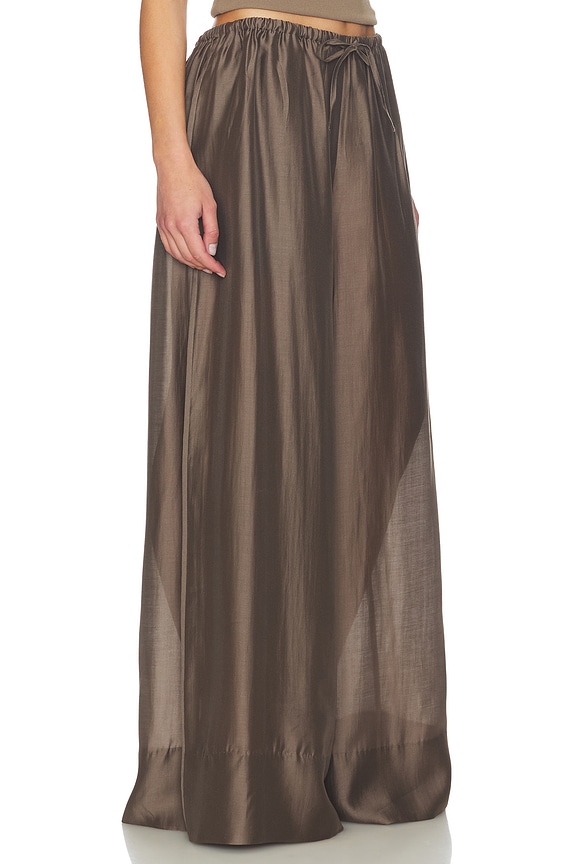 view 2 of 6 Vento Wide Leg Pant in Mocha