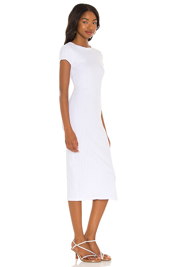 view 2 of 3 VESTIDO MIDI in White