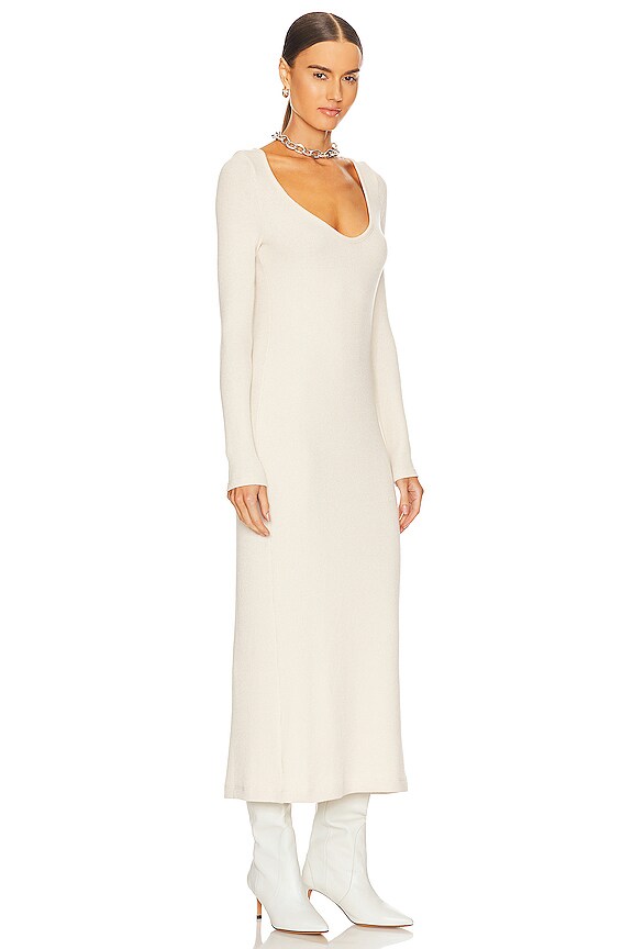 view 2 of 3 VESTIDO V-NECK in Natural