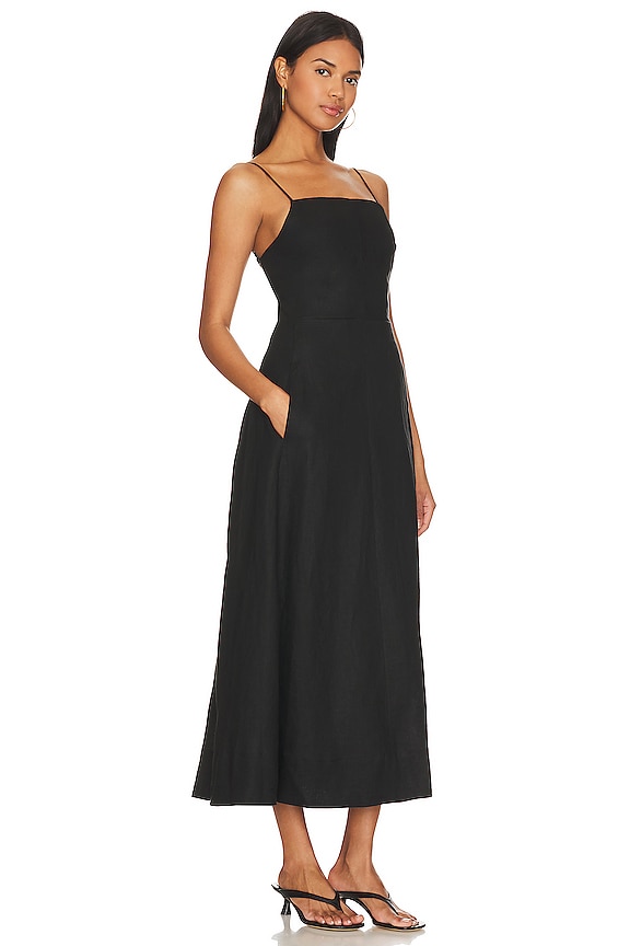 view 2 of 3 VESTIDO CON ESPALDA ABIERTA LACED in Black