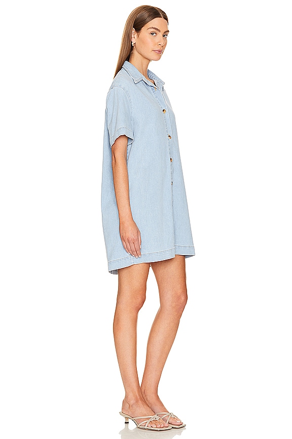 view 2 of 3 VESTIDO CAMISERO DENINM SOFT in Washed Blue