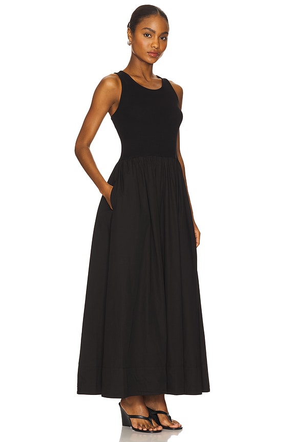 view 2 of 3 Cotton Resort Tank Dress in Black