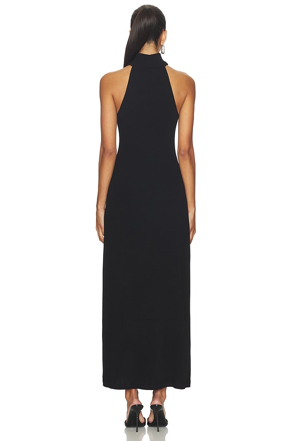 lace up side dress Black Ribbed Knit Criss Cross Back Maxi Size:xxl Do Not Iron zip closure Home - Meccha Japan