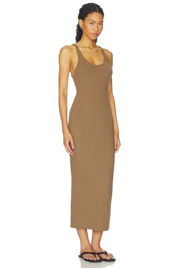 view 2 of 3 Military Rib Slim Tank Dress in Army