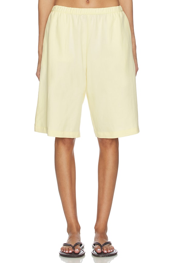 view 1 of 6 Twill Bermuda Short in Flan
