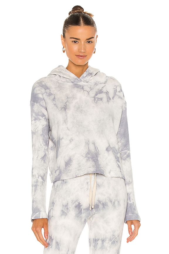 view 1 of 4 French Terry Cropped Hoodie in Vapor Ionic