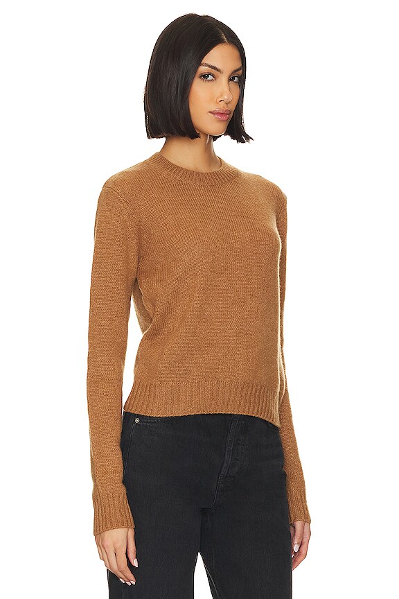 view 2 of 4 Pure Cashmere Crewneck Sweater in Amber