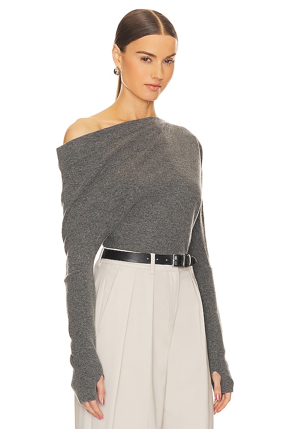 view 2 of 4 SLOUCH セーター in Heather Grey