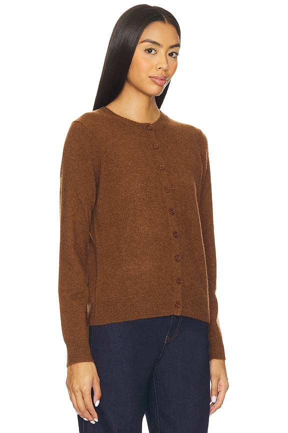 view 2 of 4 Cashmere Fitted Cardigan in Hazel