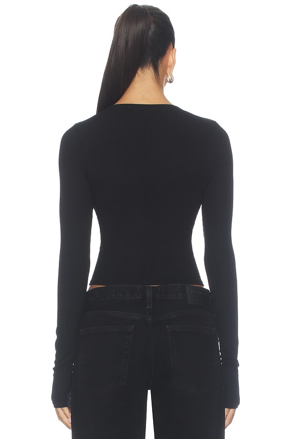 Silk Rib Essential Cardigan