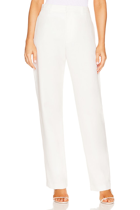 view 1 of 4 Straight Leg Trouser in Off White