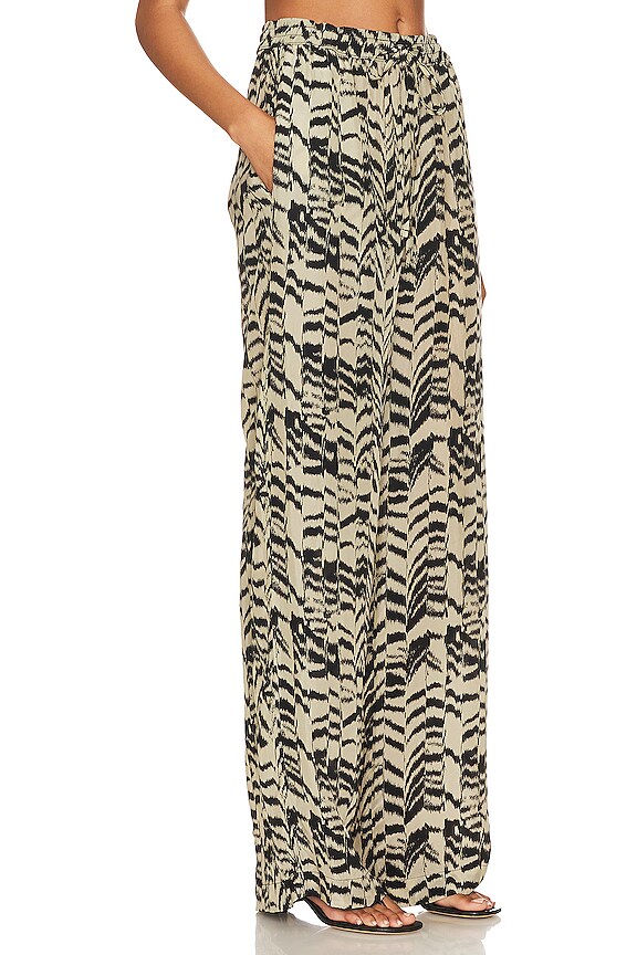 view 2 of 4 Resort Pant in Olive Oil Zebra