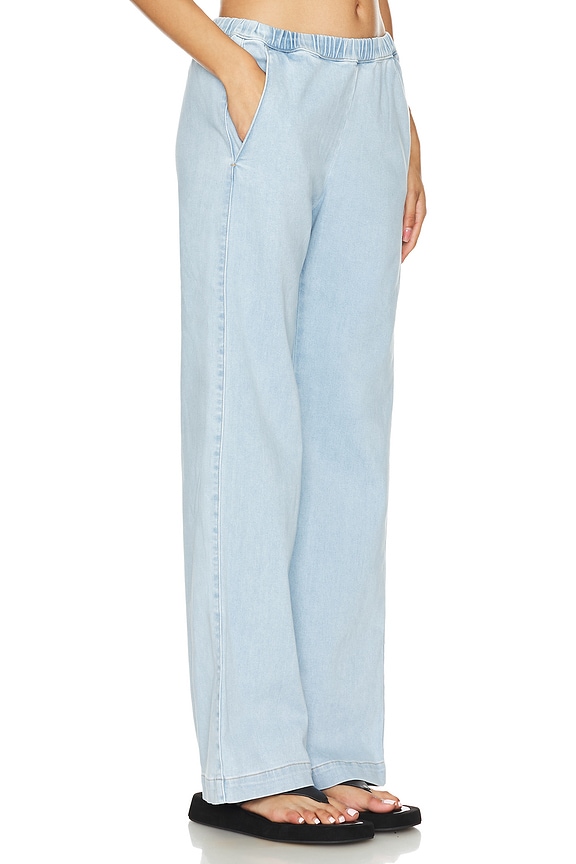 view 2 of 4 Soft Denim Everywhere Pant in Washed Blue