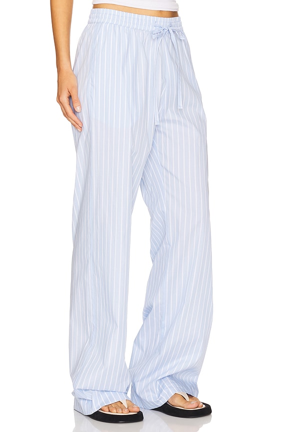 view 2 of 6 Resort Pant in Light Blue & White Stripe