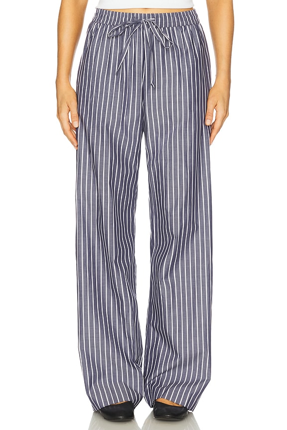 view 1 of 6 Resort Pant in Navy & White Stripe