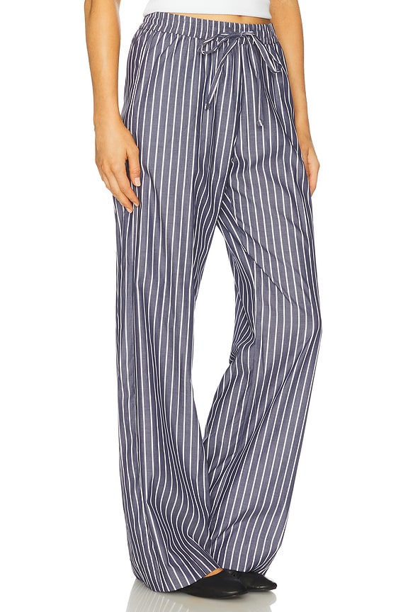 view 2 of 6 Resort Pant in Navy & White Stripe