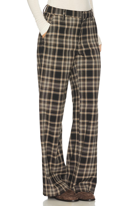 view 2 of 6 Relaxed Plaid Trouser in Plaid