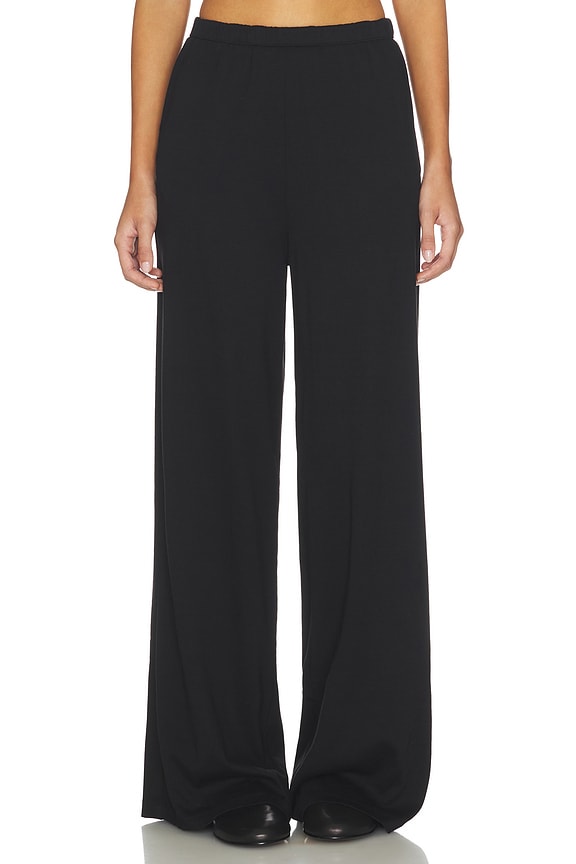 view 1 of 6 Supima Cotton Soft Everywhere Pant in Black