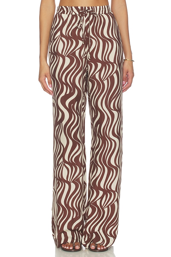 view 1 of 6 Wave Print Resort Pant in Wave Print