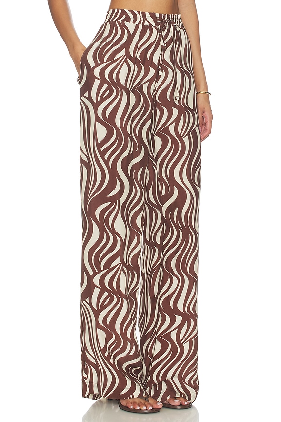view 2 of 6 Wave Print Resort Pant in Wave Print