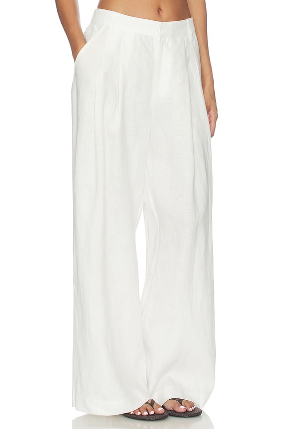 view 2 of 7 Linen Easy Trouser in Undyed