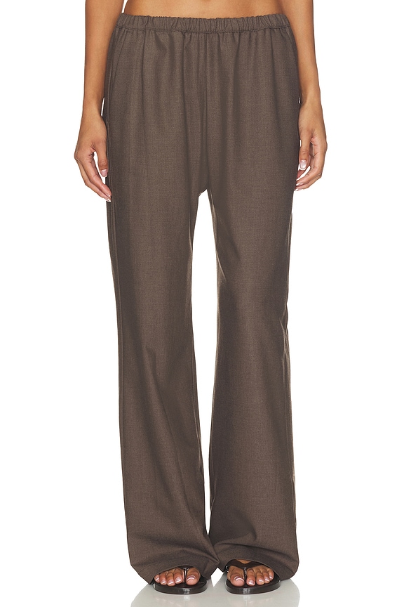 view 2 of 7 PANTALON PANT in Heather Brown