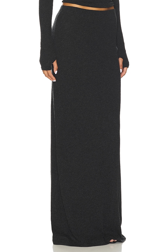 view 2 of 6 Bias Skirt in Charcoal