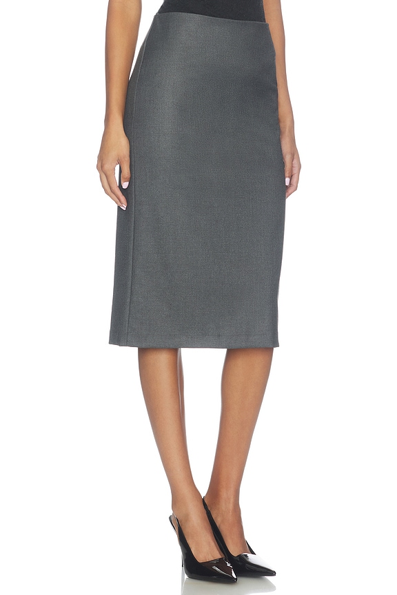view 2 of 6 FALDA SKIRT in Dark Heather Grey
