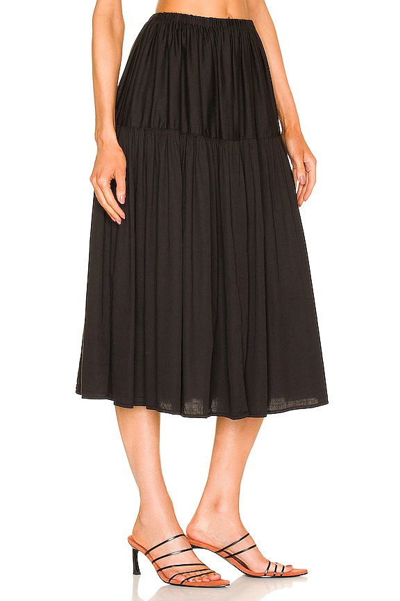 view 2 of 4 TIERED 스커트 in Black