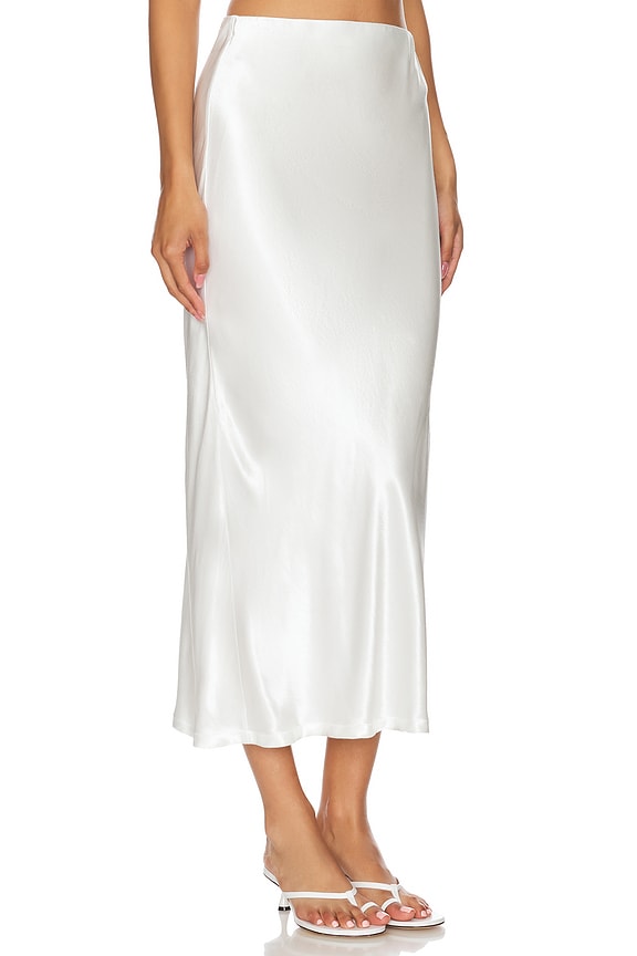 view 2 of 4 JUPE SATIN BIAS CUT in Undyed