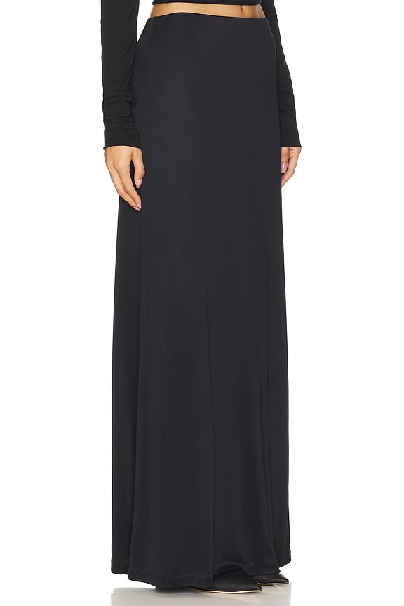view 2 of 6 マキシスカート in Black