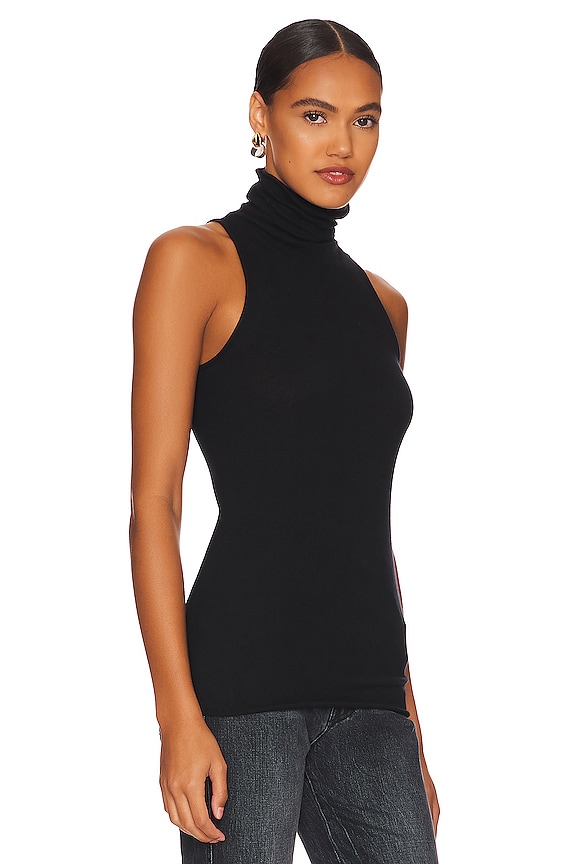 view 2 of 4 Cashmere Halter Turtleneck in Black